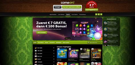 comeon casino 7 euro Mobiles Slots Casino Deutsch